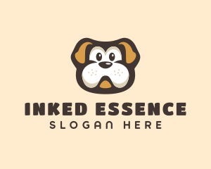 Bulldog Dog Cartoon logo design