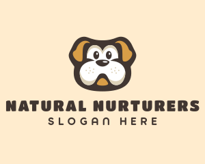 Bulldog Dog Cartoon logo design