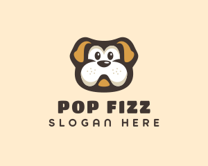 Bulldog Dog Cartoon logo design