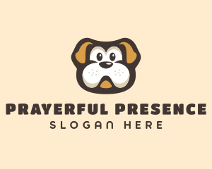 Bulldog Dog Cartoon logo design