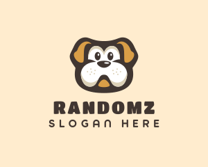 Bulldog Dog Cartoon logo design