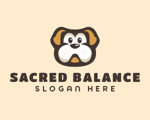 Bulldog Dog Cartoon logo design