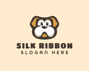 Bulldog Dog Cartoon logo design