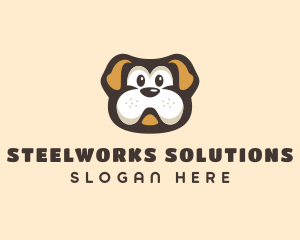 Bulldog Dog Cartoon logo design