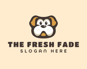 Bulldog Dog Cartoon logo design