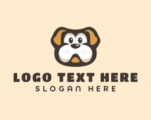 Cartoon - Bulldog Dog Cartoon logo design