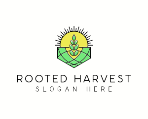 Farm Field Agriculture logo design