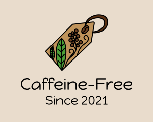 Coffee Plant Tag logo design