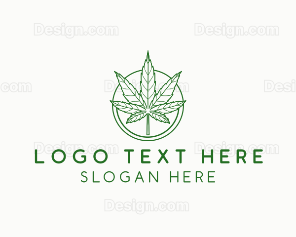 Marijuana Cannabis Leaf Logo