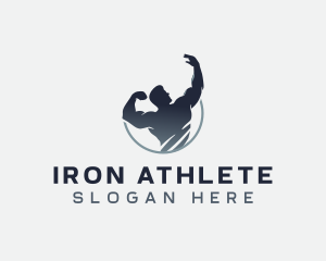 Strong Muscle Athlete logo design