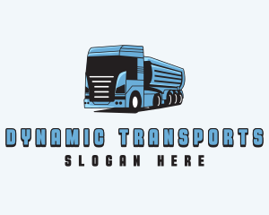 Fuel Truck Transportation logo design