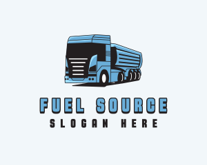 Fuel Truck Transportation logo design