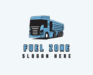 Fuel Truck Transportation logo design