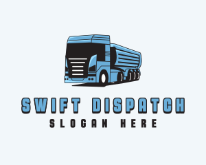 Fuel Truck Transportation logo design