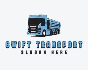 Fuel Truck Transportation logo design