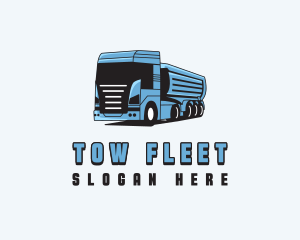 Fuel Truck Transportation logo design