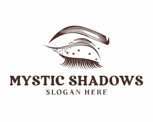 Cosmetic Makeup Lashes logo design