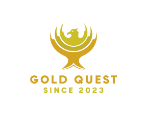 Gold Falcon Trophy logo design