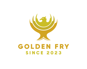 Gold Falcon Trophy logo design