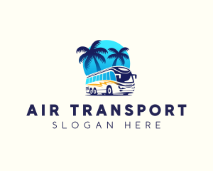 Tour Bus Transportation logo design