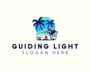 Tour Bus Transportation logo design