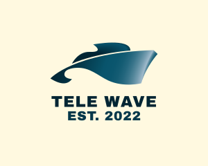 Cruise Yacht Wave logo design