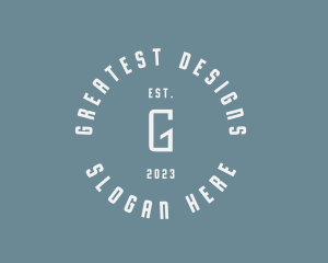 Generic Hipster Business Brand logo design