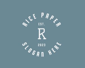 Generic Hipster Business Brand logo design