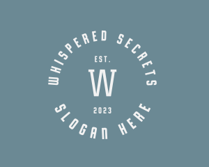 Generic Hipster Business Brand logo design