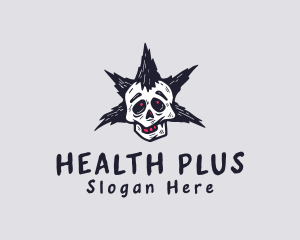 Halloween Punk Skull logo
