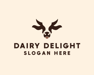 Cow Dairy Farm  logo design