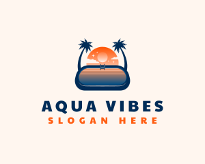 Swimming Pool Tropical logo