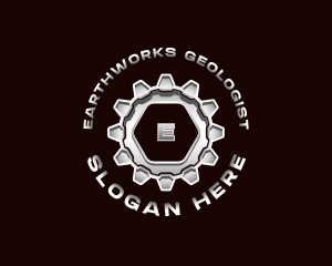 Industrial Steel Cogwheel logo design