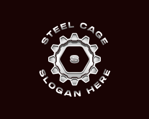 Industrial Steel Cogwheel logo design