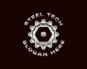 Industrial Steel Cogwheel logo