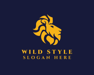 Regal Wild Lion logo design