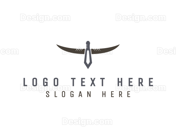 Dagger Sword Horns Logo