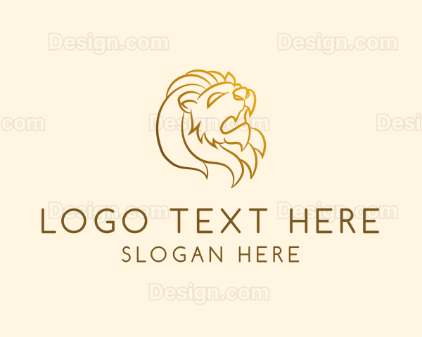 Gold Lion Roar Logo