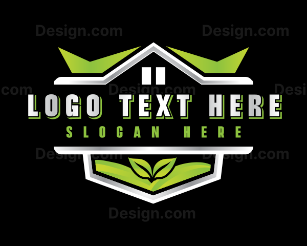 Lawn Yard Landscaping Logo