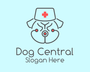 French Bulldog Veterinarian logo design