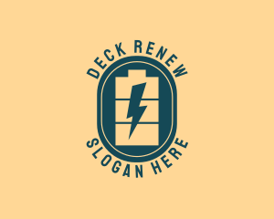 Energy Lightning Bolt logo design