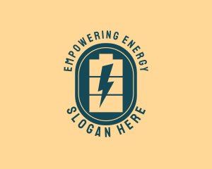 Energy Lightning Bolt logo design