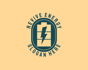 Energy Lightning Bolt logo design