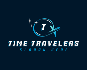 Airplane Travel Logistics logo design