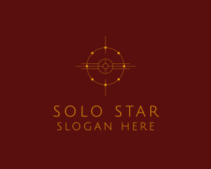 Minimalist Boho Star logo design