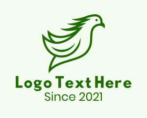 Green Flying Cockatoo logo