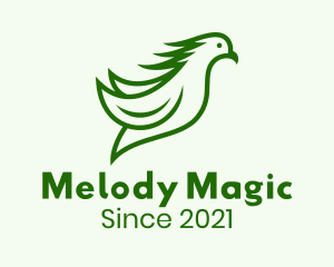 Green Flying Cockatoo logo