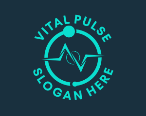 Corporate Blue Pulse logo