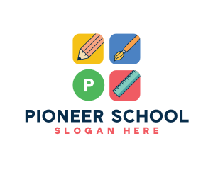 Academic School Pencil logo