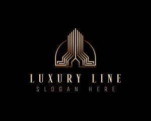 Luxury Building Realty logo design